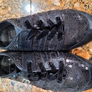 Guess Black Sequin Tennis